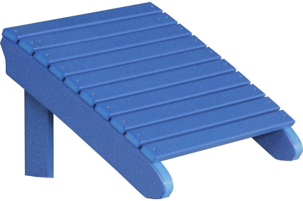 LuxCraft Recycled Plastic Deluxe Adirondack Footrest