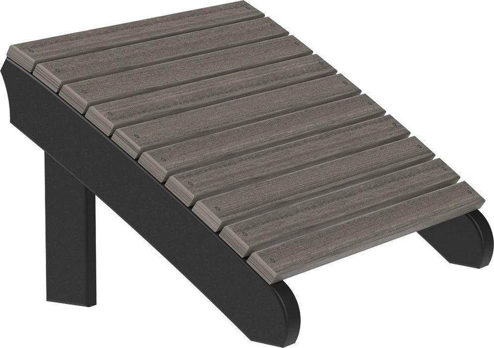 LuxCraft Recycled Plastic Deluxe Adirondack Footrest