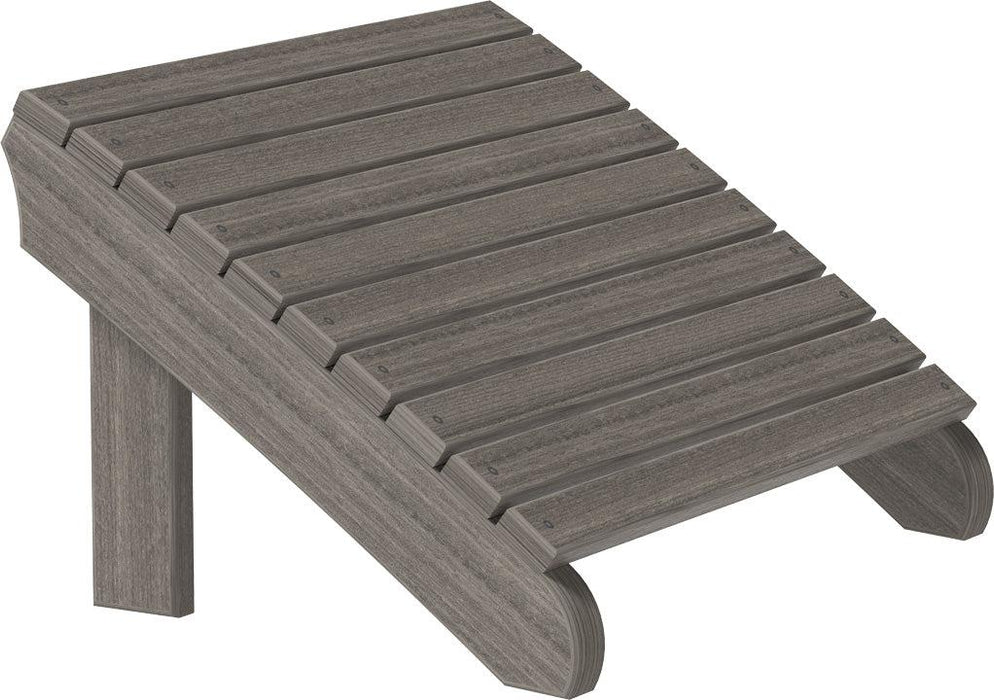 LuxCraft Recycled Plastic Deluxe Adirondack Footrest