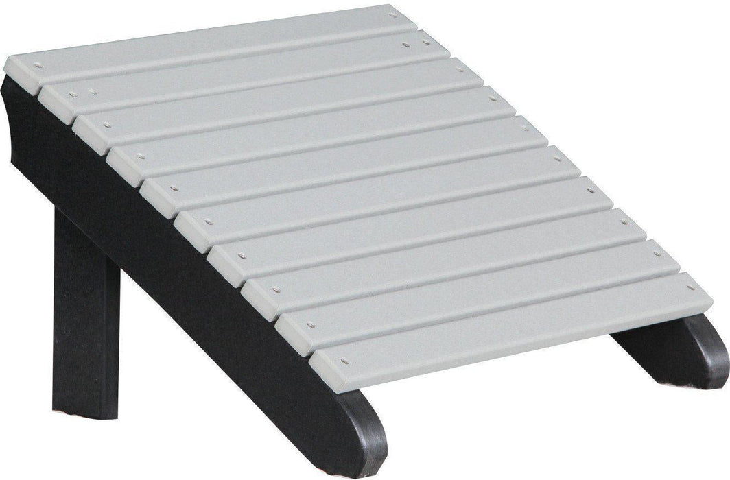 LuxCraft Recycled Plastic Deluxe Adirondack Footrest