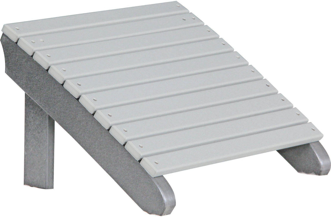 LuxCraft Recycled Plastic Deluxe Adirondack Footrest