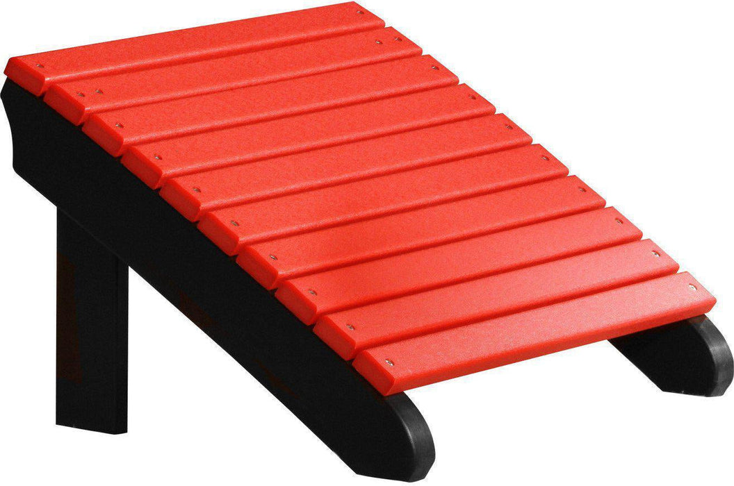 LuxCraft Recycled Plastic Deluxe Adirondack Footrest