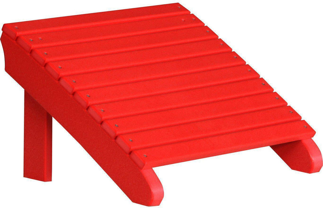 LuxCraft Recycled Plastic Deluxe Adirondack Footrest