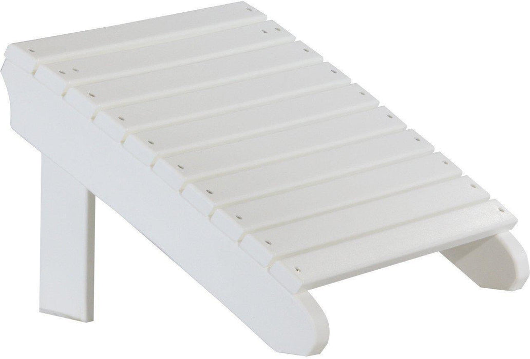 LuxCraft Recycled Plastic Deluxe Adirondack Footrest
