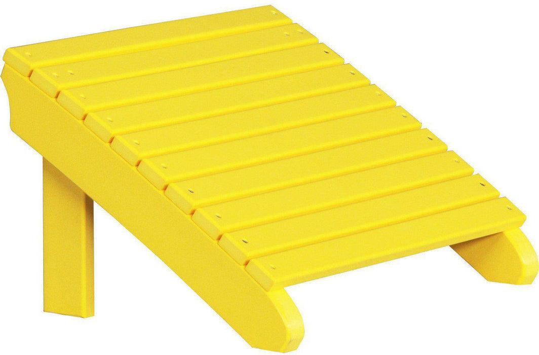 LuxCraft Recycled Plastic Deluxe Adirondack Footrest