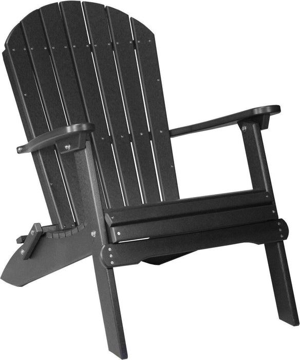 LuxCraft Recycled Plastic Folding Adirondack Chair