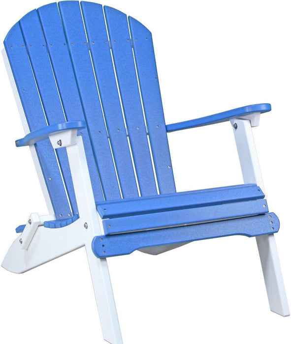 LuxCraft Recycled Plastic Folding Adirondack Chair