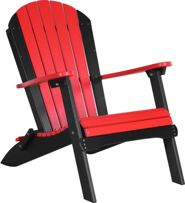 LuxCraft Recycled Plastic Folding Adirondack Chair
