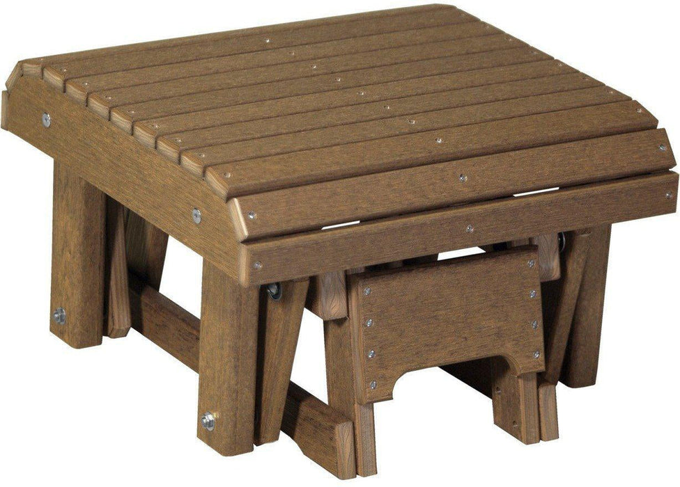 LuxCraft Recycled Plastic Glider Footrest