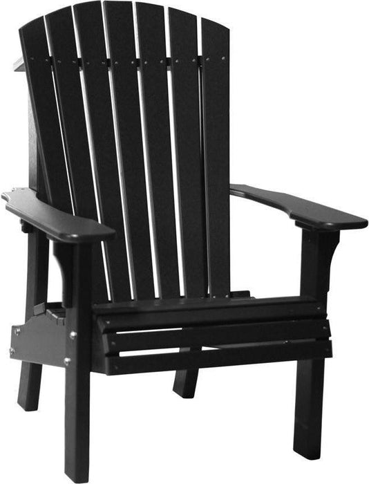 LuxCraft Recycled Plastic Senior Height Royal Adirondack Chair