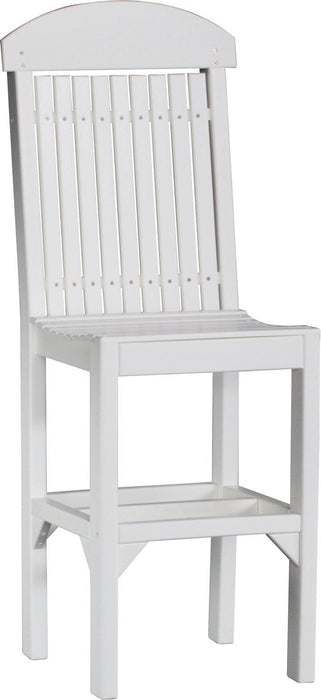 LuxCraft Recycled Plastic Classic Side Chair (BAR HEIGHT)