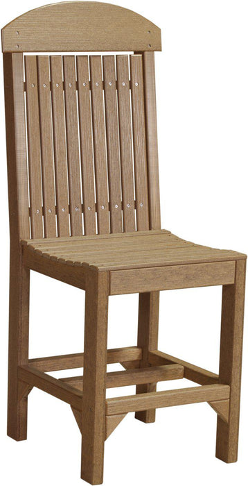 LuxCraft Recycled Plastic Classic Side Chair (COUNTER HEIGHT)
