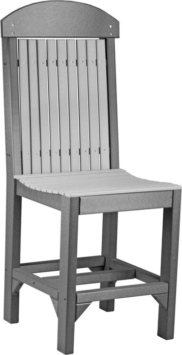 LuxCraft Recycled Plastic Classic Side Chair (COUNTER HEIGHT)