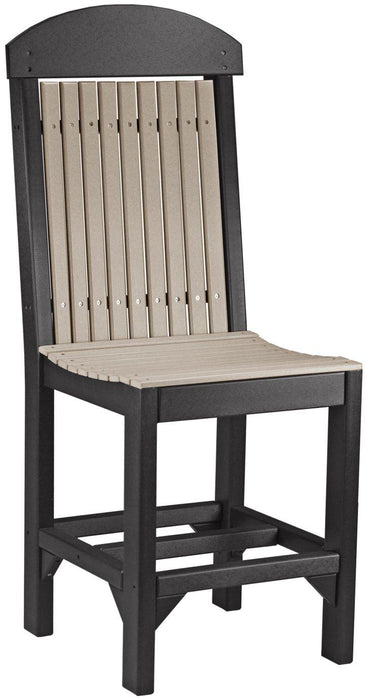 LuxCraft Recycled Plastic Classic Side Chair (COUNTER HEIGHT)