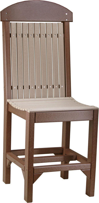 LuxCraft Recycled Plastic Classic Side Chair (COUNTER HEIGHT)