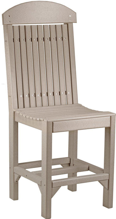 LuxCraft Recycled Plastic Classic Side Chair (COUNTER HEIGHT)