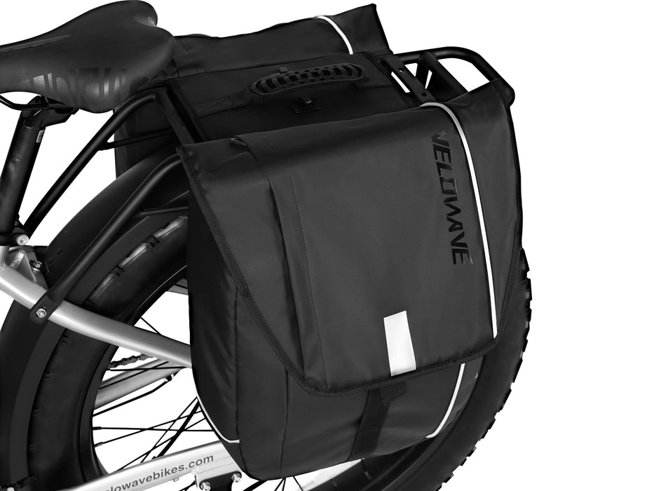 Waterproof Bicycle Pannier Bag with Rain Cover