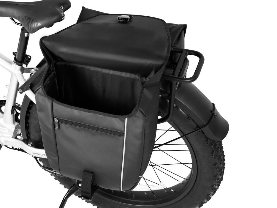 Waterproof Bicycle Pannier Bag with Rain Cover