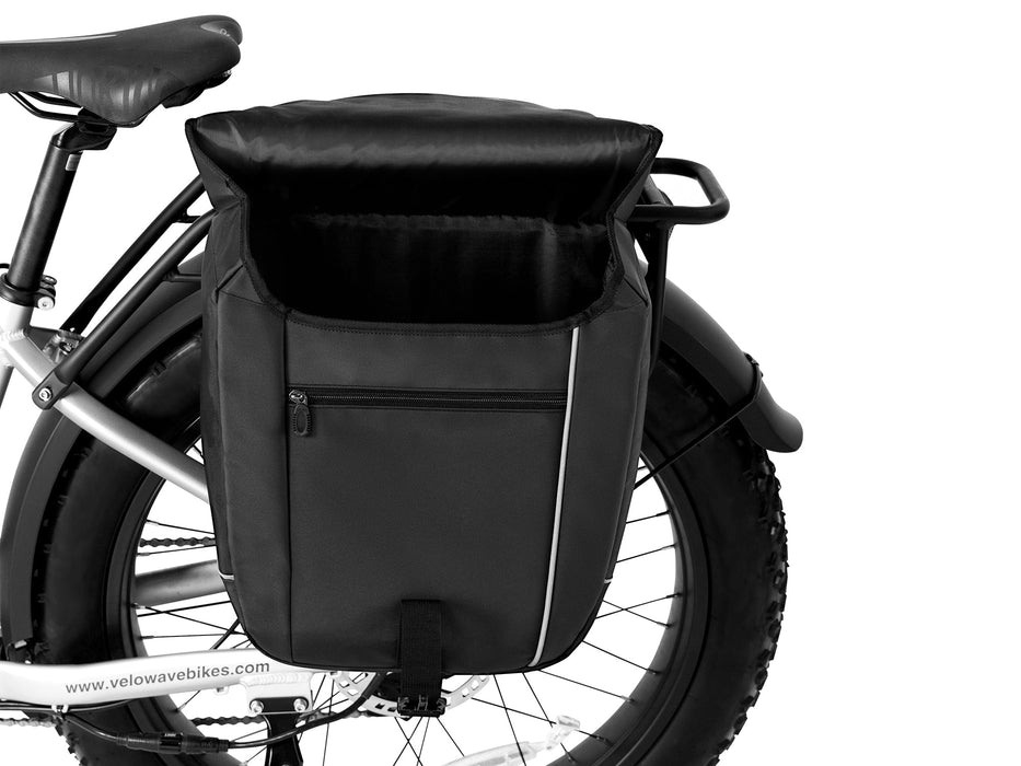Waterproof Bicycle Pannier Bag with Rain Cover