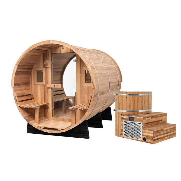 Redwood Outdoors Horizon Sauna x Alaskan All-In-One Cold Plunge