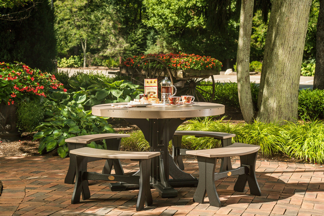 Luxcraft Recycled Plastic 4' Round Table (DINING HEIGHT)