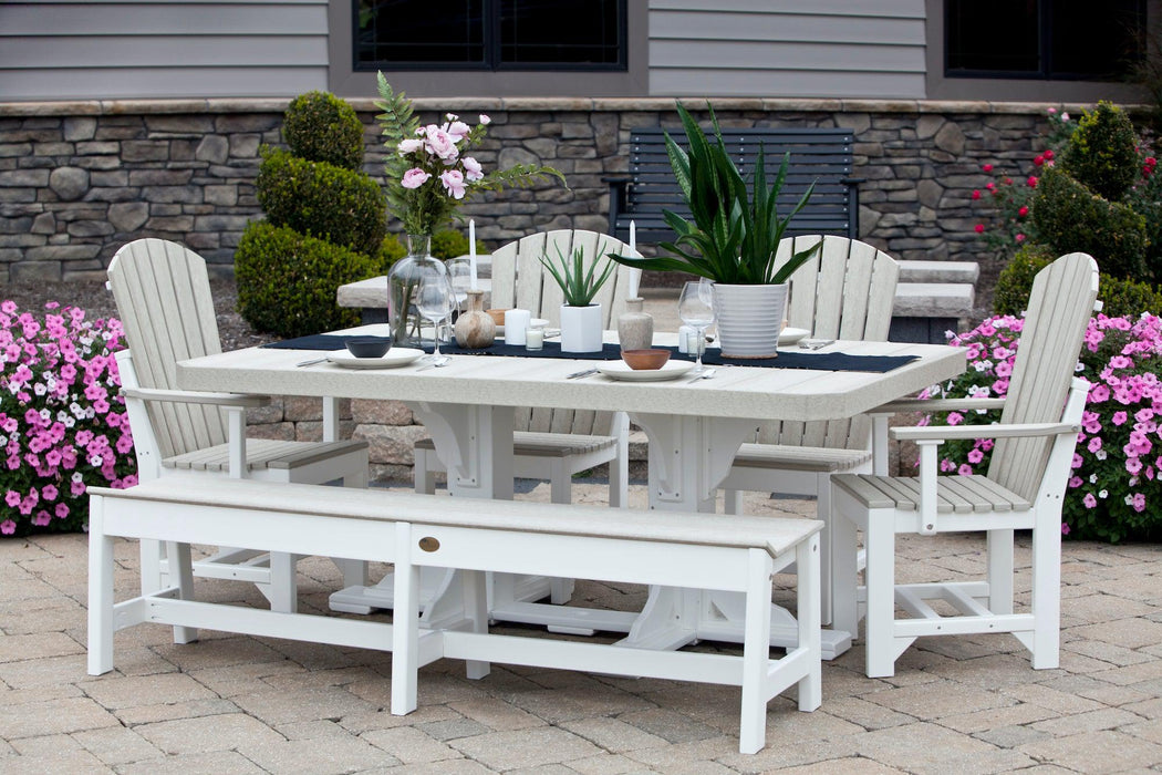 LuxCraft Recycled Plastic 4x6' Rectangular Table (DINING HEIGHT)