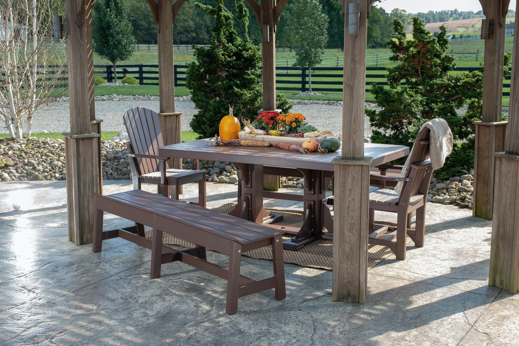 LuxCraft Recycled Plastic 4x6' Rectangular Table (COUNTER HEIGHT)