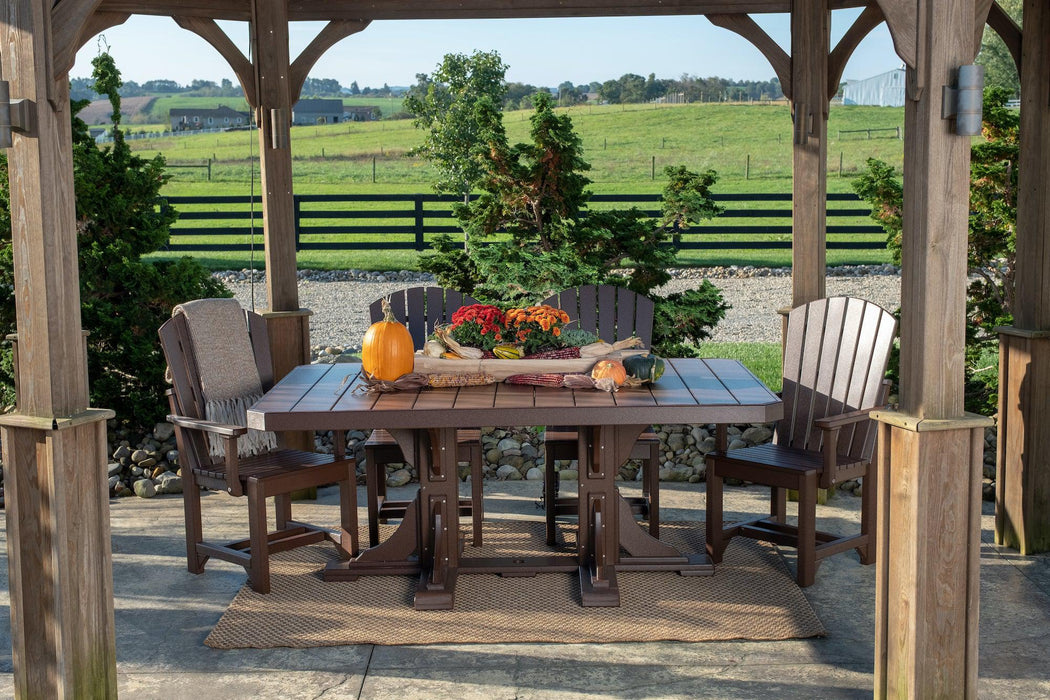 LuxCraft Recycled Plastic 4x6' Rectangular Table (COUNTER HEIGHT)