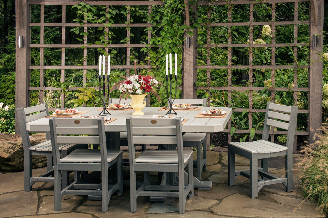 LuxCraft Recycled Plastic 4x6' Rectangular Table (DINING HEIGHT)