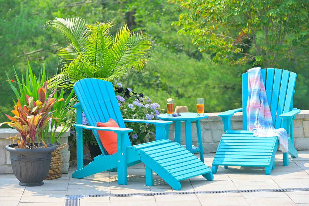 LuxCraft Recycled Plastic Deluxe Adirondack Chair