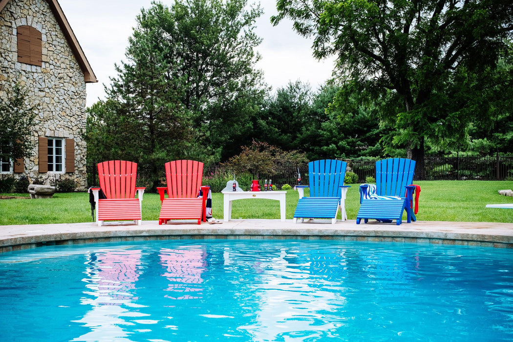 LuxCraft Recycled Plastic Deluxe Adirondack Chair