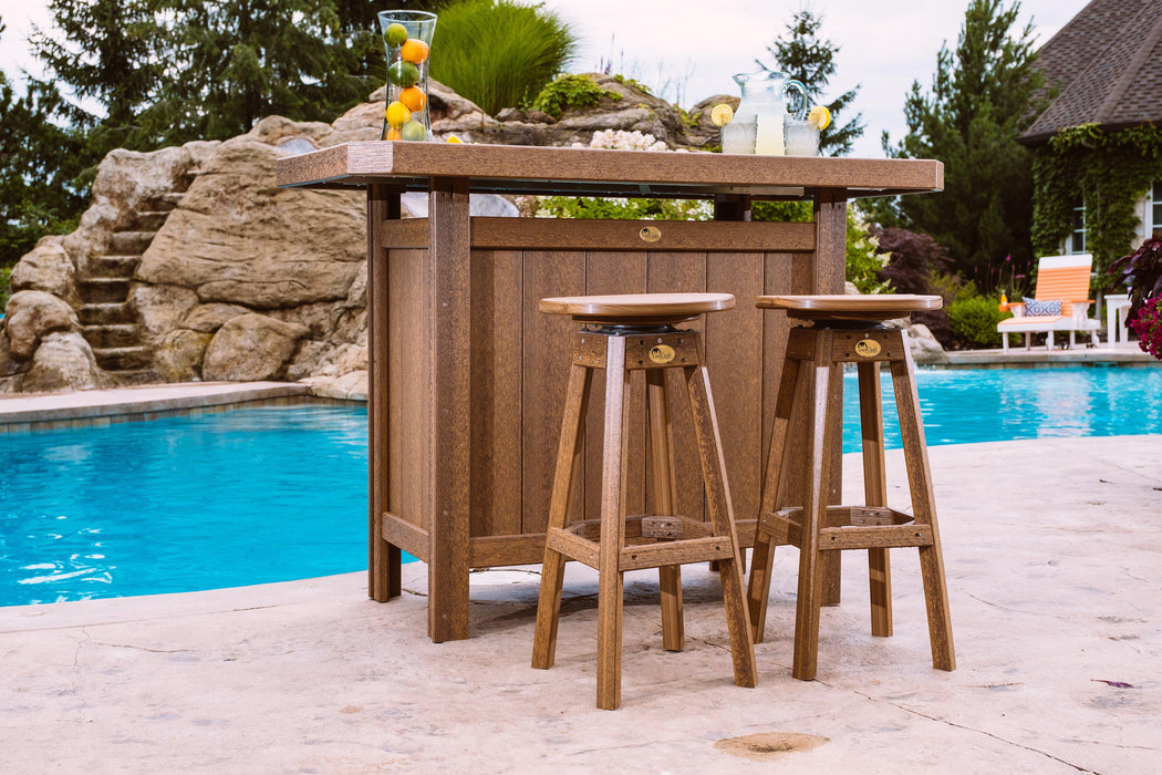 LuxCraft Recycled Plastic Bar Stool