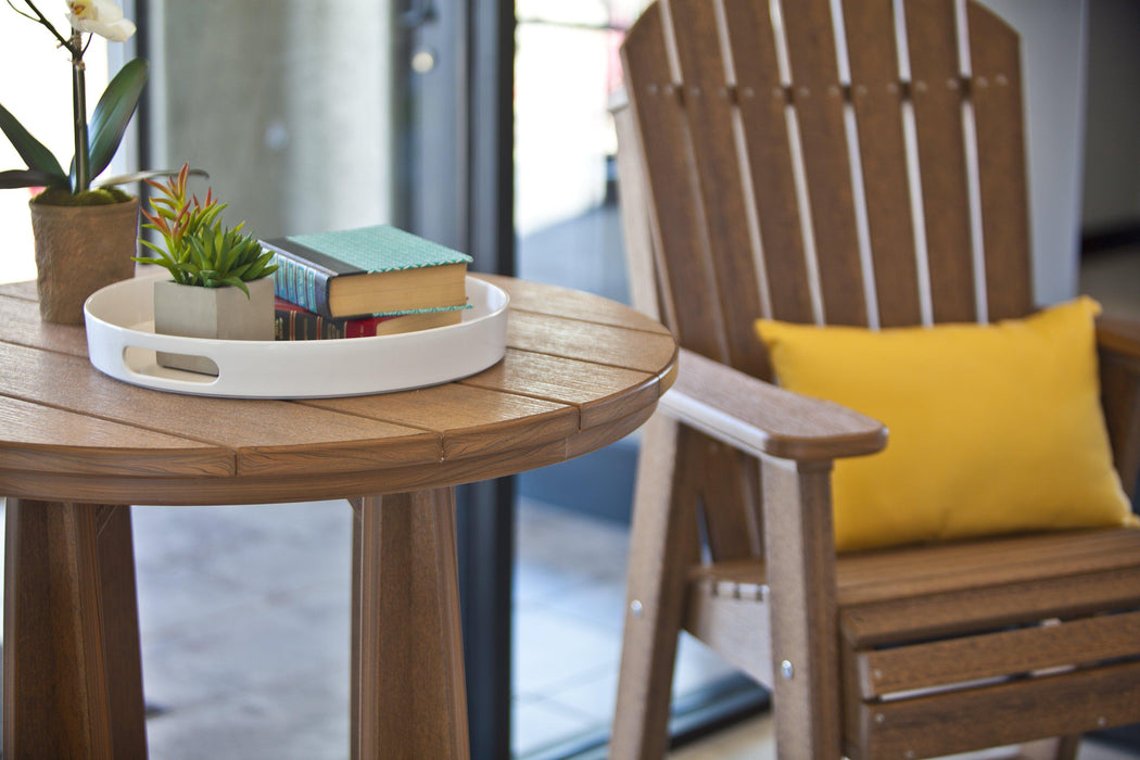 LuxCraft Recycled Plastic Counter Height 36" Balcony Table
