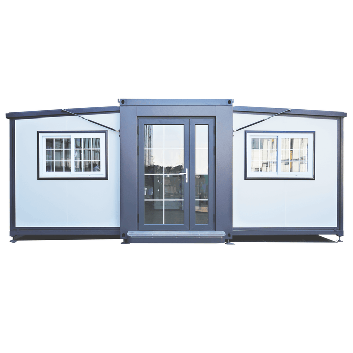 Expandable Prefab House 19ft x 20ft with Cabinet