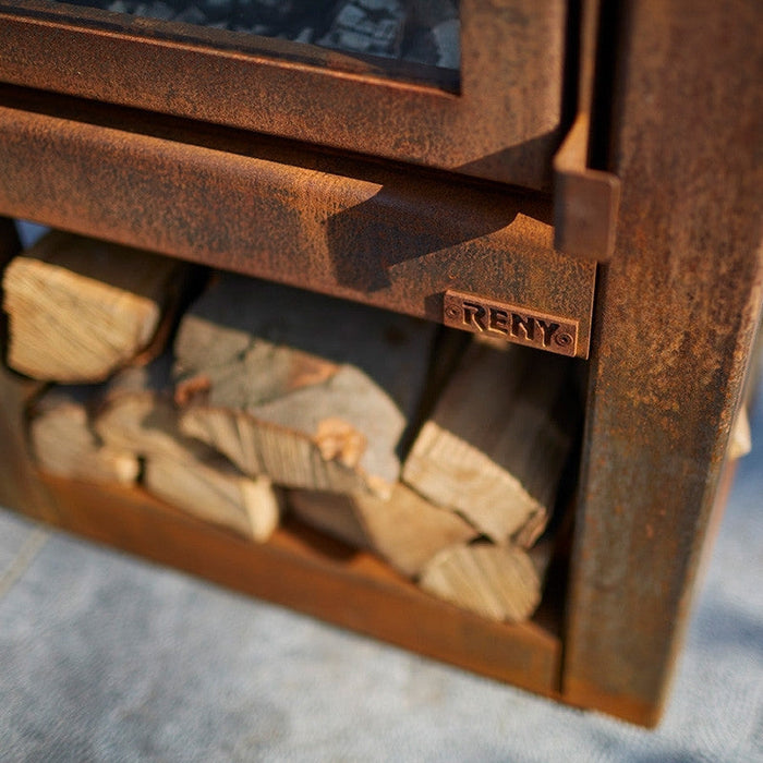 RB73 Quaruba L 4-Sided Outdoor Fireplace QUARUBA-L-4