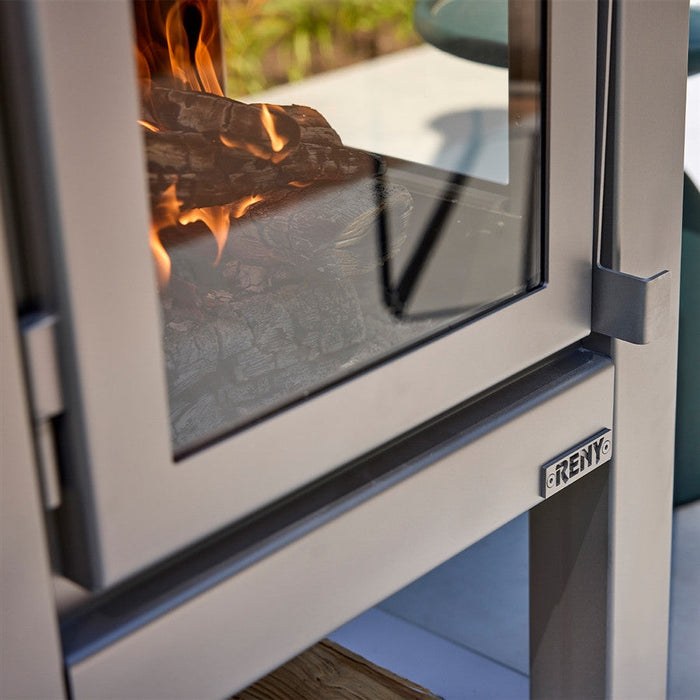 RB73 Quaruba L Outdoor Fireplace