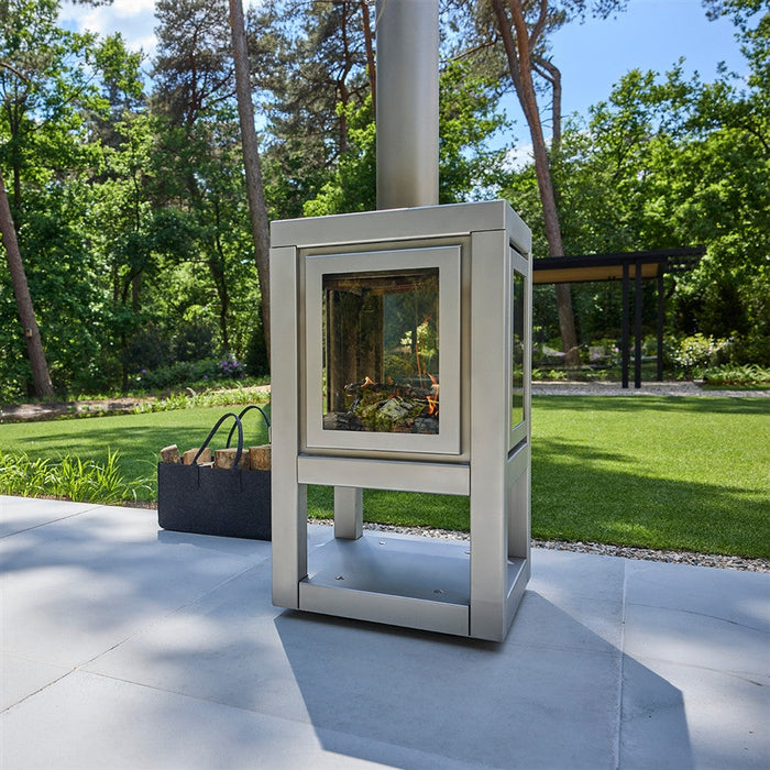 RB73 Quaruba L Outdoor Fireplace