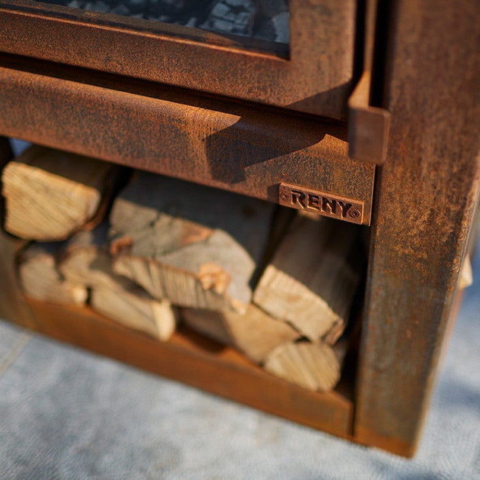 RB73 Quaruba L Mobile 4-Sided Outdoor Fireplace QUARUBA-L-4M