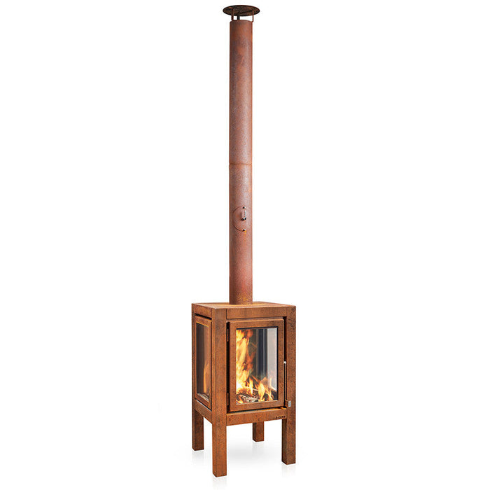 RB73 Quaruba XXL 3-Sided Outdoor Fireplace QUARUBA-XXL-3