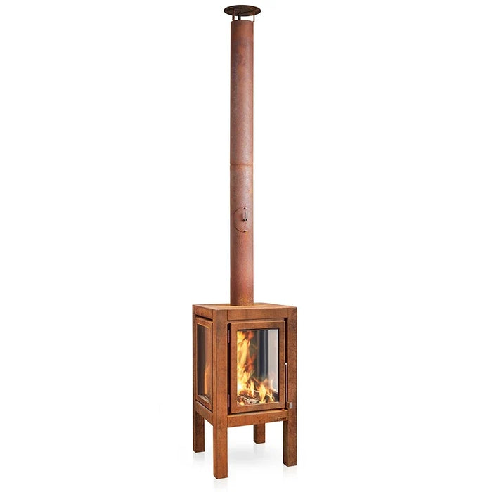 RB73 Quaruba XXL 4-Sided Outdoor Fireplace QUARUBA-XXL-4