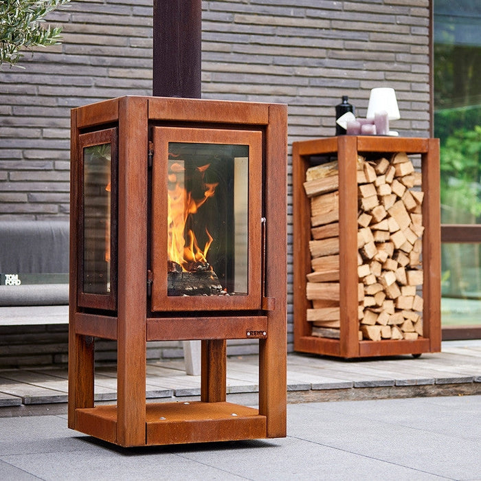 RB73 Quaruba XXL 4-Sided Outdoor Fireplace QUARUBA-XXL-4