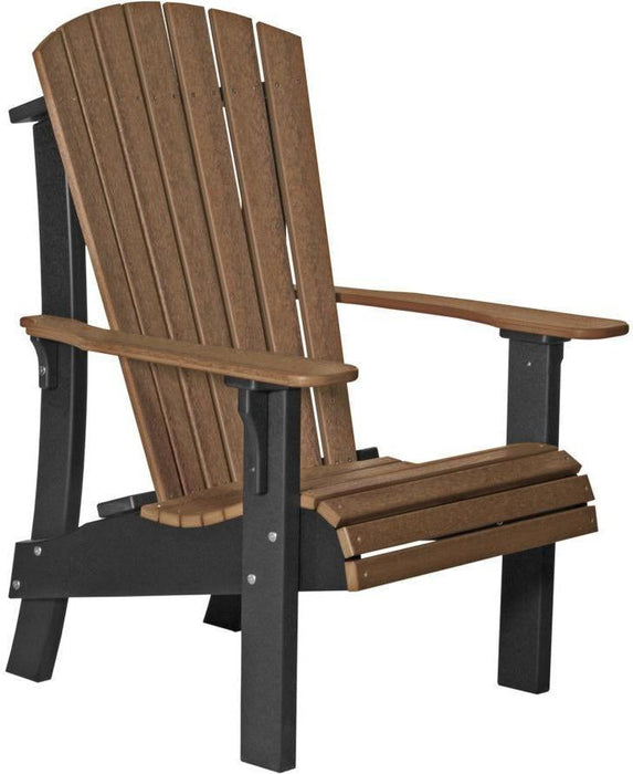 LuxCraft Recycled Plastic Senior Height Royal Adirondack Chair