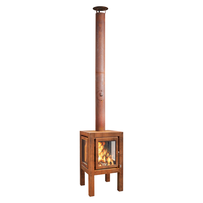 RB73 Quaruba XL 3-Sided Glass Outdoor Fireplace QUARUBA-XL-3