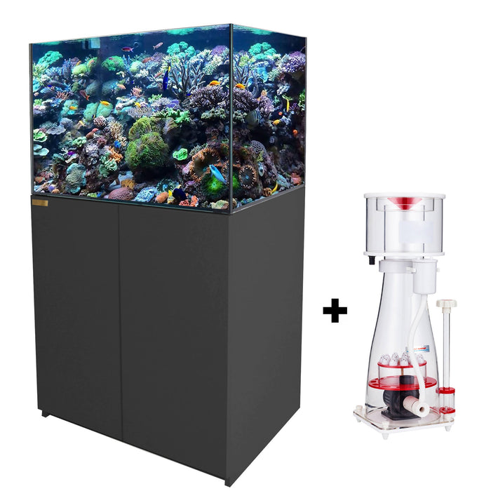 Aqua Dream 100 Gallon Fish Tank Aquarium Coral Reef Ultra Clear Glass Tank & Built in Sump