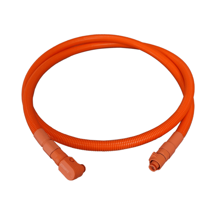 RUIXU | 1/0 AWG cables - Straight + 90 degree angle pluggable connector, Play and Plug, 140cm