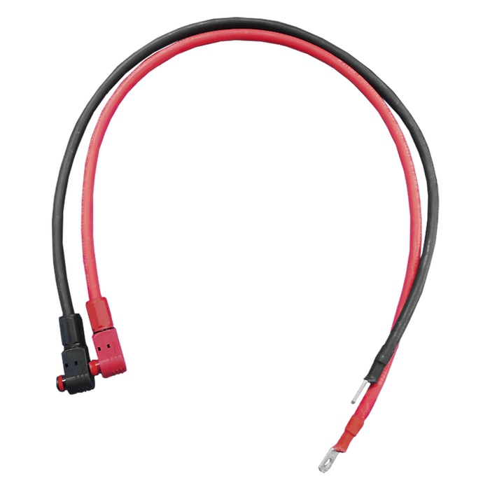 RUIXU | 4AWG Cables-5/16” Lug + Pluggable Battery Pole Connector - Black and Red cables 30cm / 80cm / 200cm