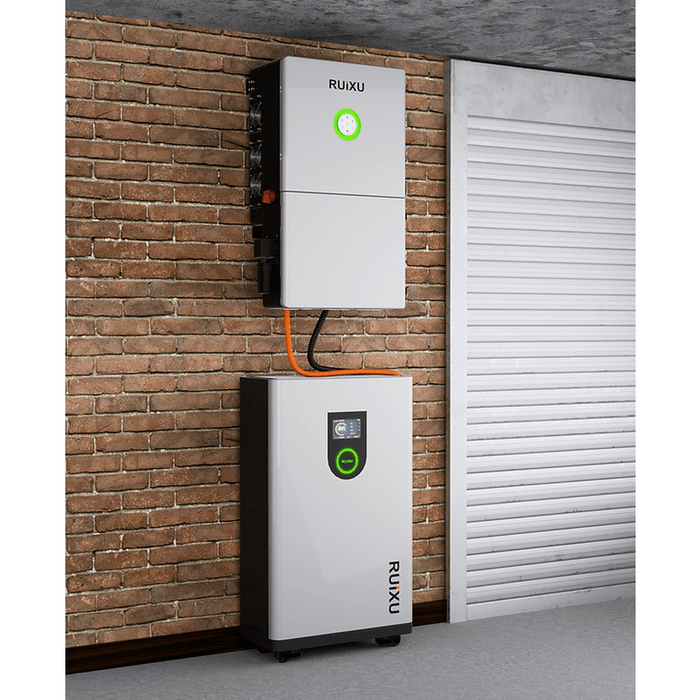 RUIXU | Split Phase Hybrid Inverter | PV: 90-550V | Battery: 40-60V | Output: 11.4kW | UL1741