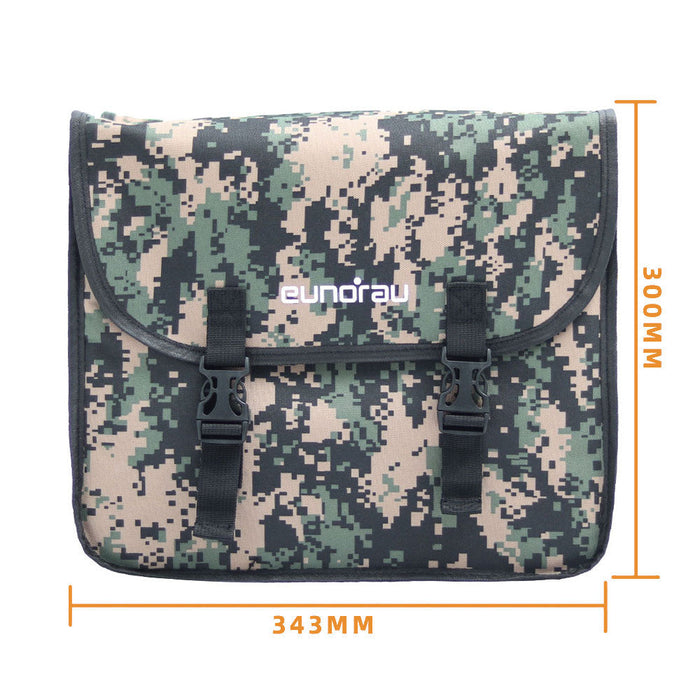 EUNORAU Electric Bicycle Rack Saddle Bags Waterproof Pannier Bags with Hooks Carrying Handle Large Pockets