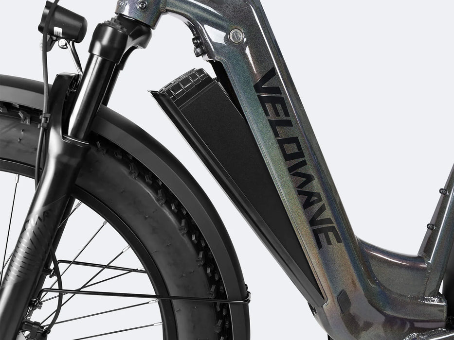 Velowave Ranger Step-Thru 3.0 Torque Sensor Electric Bike, 750W Motor, 48V Battery, 28 MPH