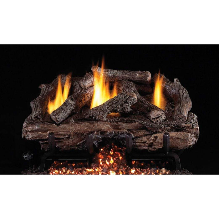 Real Fyre 24" Charred Aged Split Vent-Free Gas Log Set